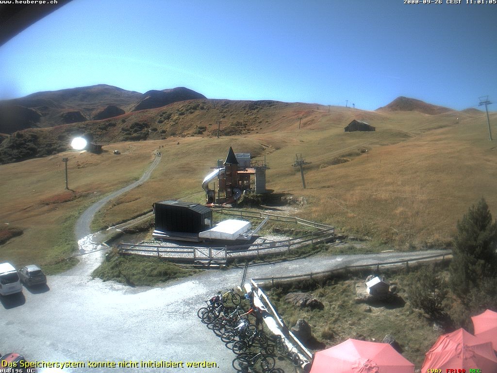 Archiv Foto Webcam Berghaus Arflina / Heuberge