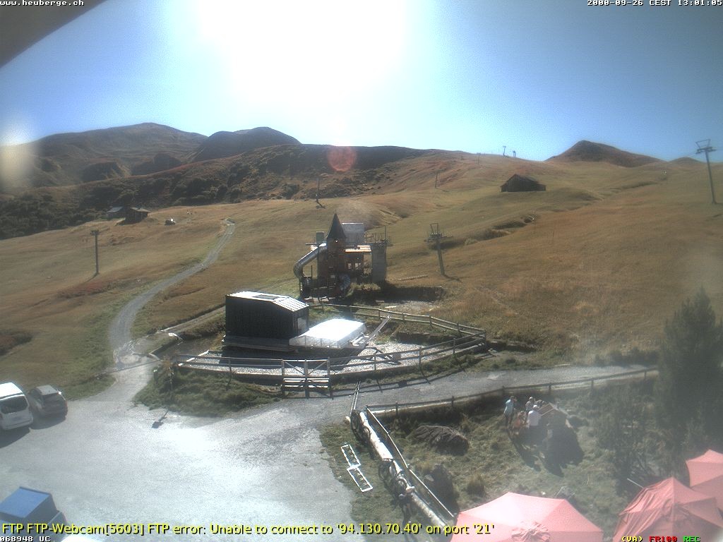 Archiv Foto Webcam Berghaus Arflina / Heuberge