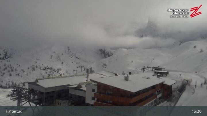 Archiv Foto Webcam Hintertuxer Gletscher: Sommerberg