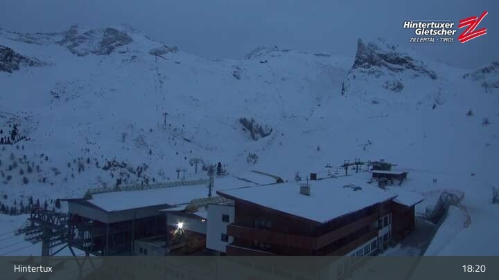 Archiv Foto Webcam Hintertuxer Gletscher: Sommerberg