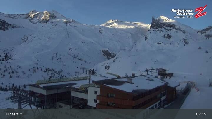 Archiv Foto Webcam Hintertuxer Gletscher: Sommerberg