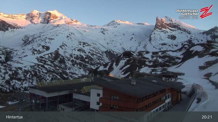 Archiv Foto Webcam Hintertuxer Gletscher: Sommerberg