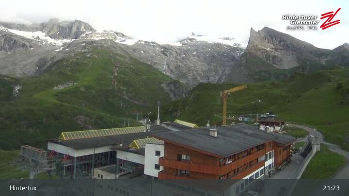 Archiv Foto Webcam Hintertuxer Gletscher: Sommerberg