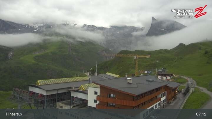 Archiv Foto Webcam Hintertuxer Gletscher: Sommerberg