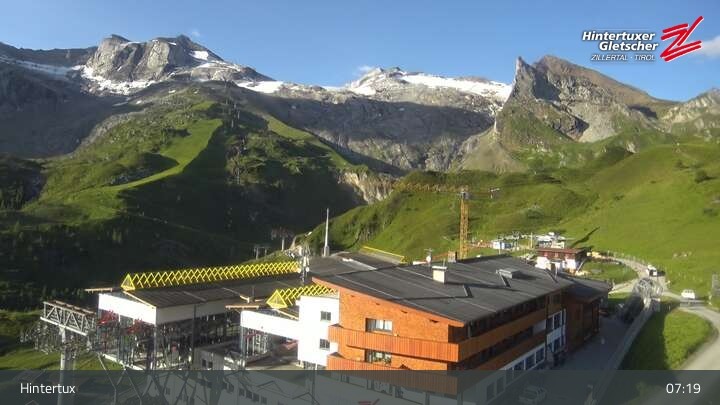 Archiv Foto Webcam Hintertuxer Gletscher: Sommerberg