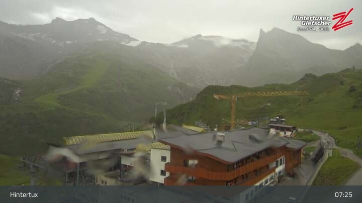 Archiv Foto Webcam Hintertuxer Gletscher: Sommerberg