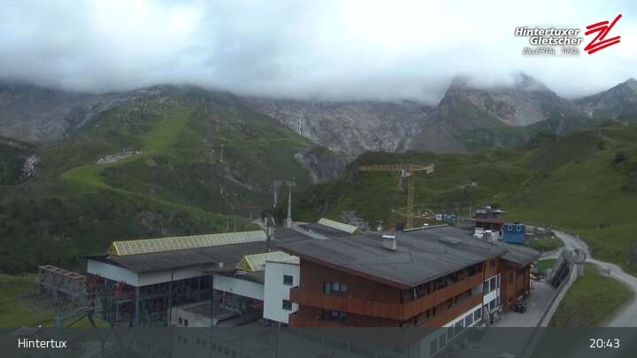 Archiv Foto Webcam Hintertuxer Gletscher: Sommerberg