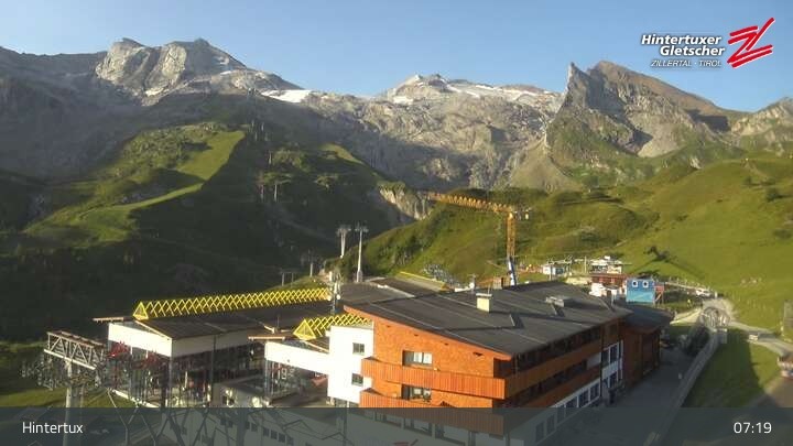Archiv Foto Webcam Hintertuxer Gletscher: Sommerberg