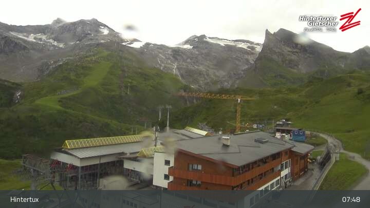 Archiv Foto Webcam Hintertuxer Gletscher: Sommerberg