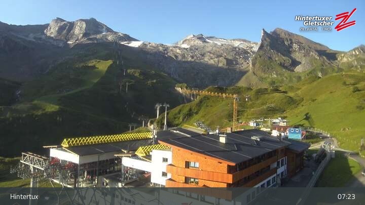 Archiv Foto Webcam Hintertuxer Gletscher: Sommerberg