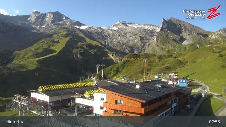Archiv Foto Webcam Hintertuxer Gletscher: Sommerberg