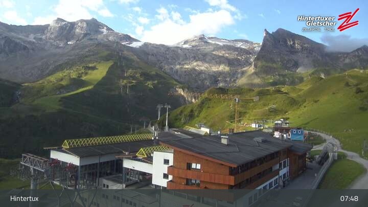 Archiv Foto Webcam Hintertuxer Gletscher: Sommerberg
