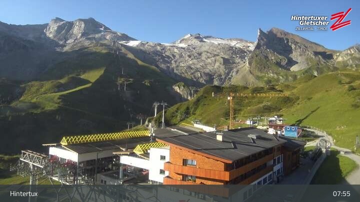 Archiv Foto Webcam Hintertuxer Gletscher: Sommerberg