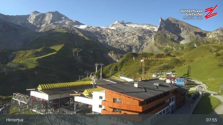 Archiv Foto Webcam Hintertuxer Gletscher: Sommerberg