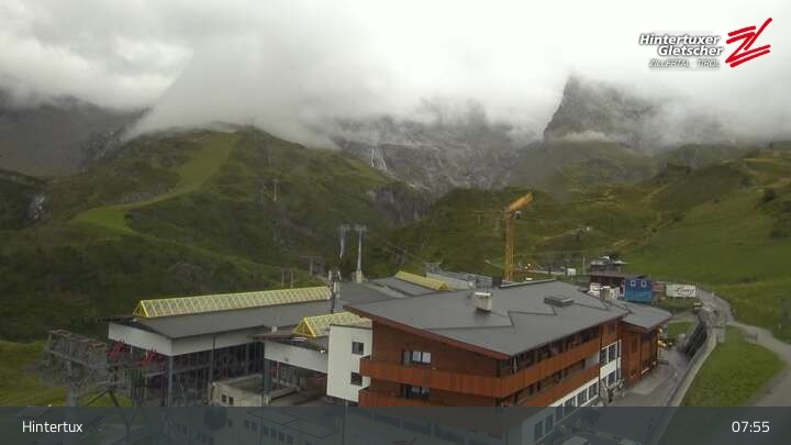 Archiv Foto Webcam Hintertuxer Gletscher: Sommerberg