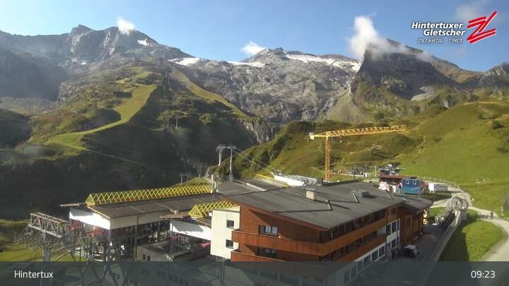Archiv Foto Webcam Hintertuxer Gletscher: Sommerberg