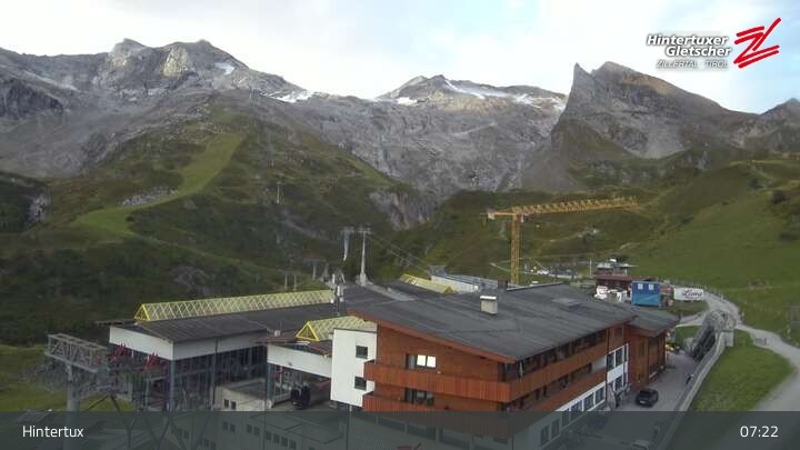 Archiv Foto Webcam Hintertuxer Gletscher: Sommerberg