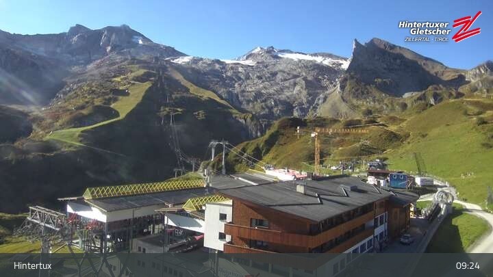 Archiv Foto Webcam Hintertuxer Gletscher: Sommerberg