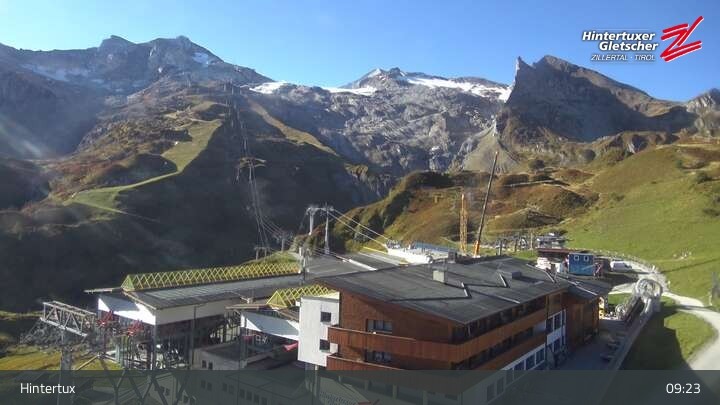 Archiv Foto Webcam Hintertuxer Gletscher: Sommerberg