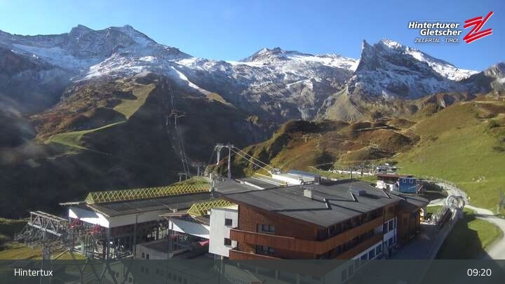 Archiv Foto Webcam Hintertuxer Gletscher: Sommerberg