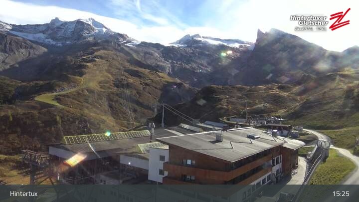 Archiv Foto Webcam Hintertuxer Gletscher: Sommerberg