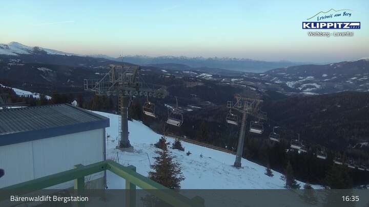Archiv Foto Webcam Bärenwaldlift Bergstation in Klippitztörl