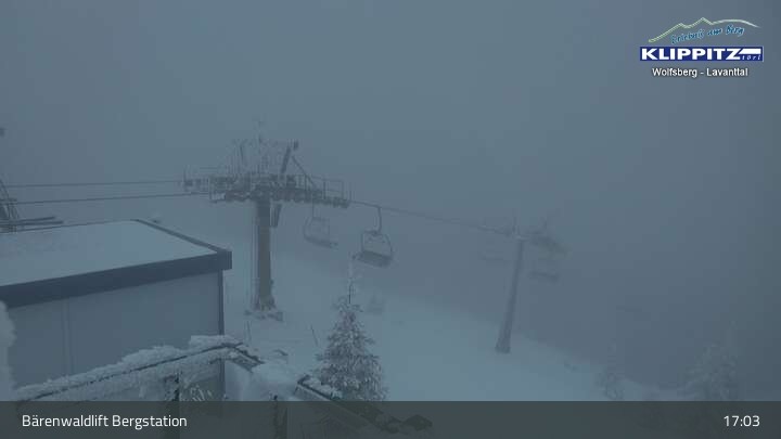 Archiv Foto Webcam Bärenwaldlift Bergstation in Klippitztörl