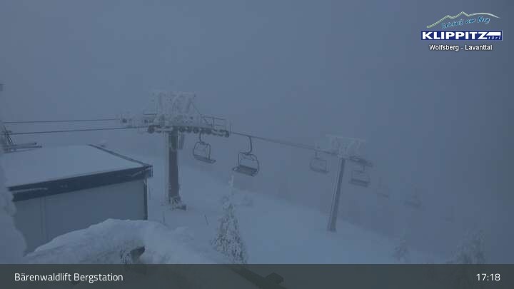 Archiv Foto Webcam Bärenwaldlift Bergstation in Klippitztörl