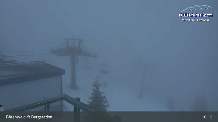 Archiv Foto Webcam Bärenwaldlift Bergstation in Klippitztörl