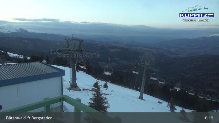 Archiv Foto Webcam Bärenwaldlift Bergstation in Klippitztörl
