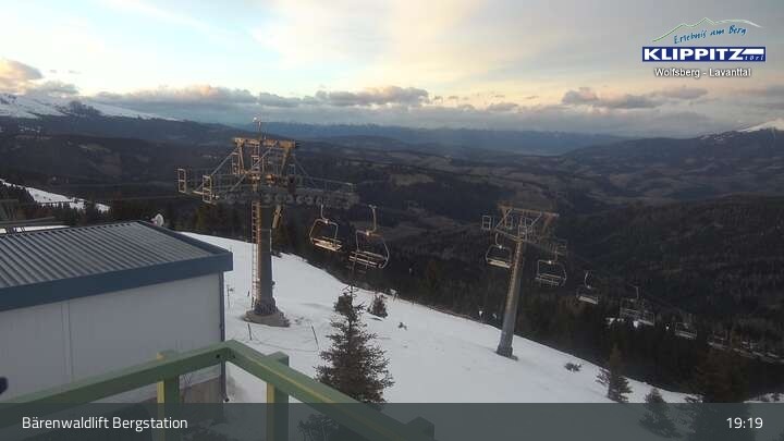 Archiv Foto Webcam Bärenwaldlift Bergstation in Klippitztörl