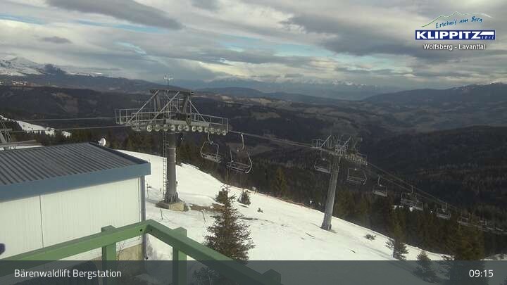 Archiv Foto Webcam Bärenwaldlift Bergstation in Klippitztörl