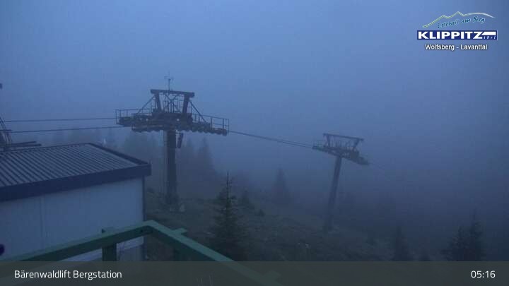 Archiv Foto Webcam Bärenwaldlift Bergstation in Klippitztörl