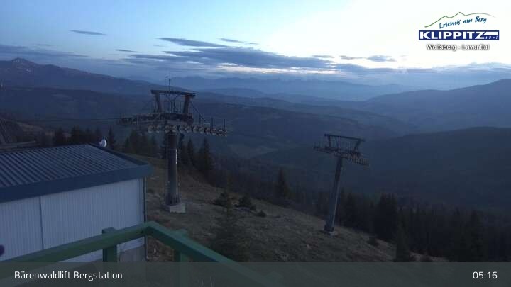 Archiv Foto Webcam Bärenwaldlift Bergstation in Klippitztörl