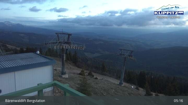 Archiv Foto Webcam Bärenwaldlift Bergstation in Klippitztörl