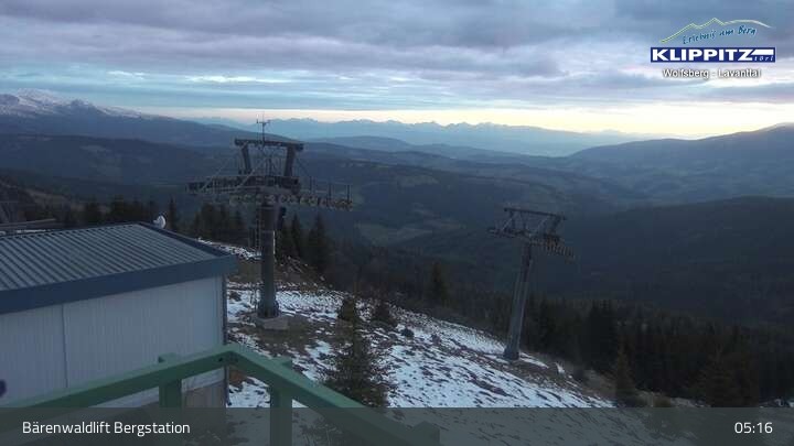 Archiv Foto Webcam Bärenwaldlift Bergstation in Klippitztörl