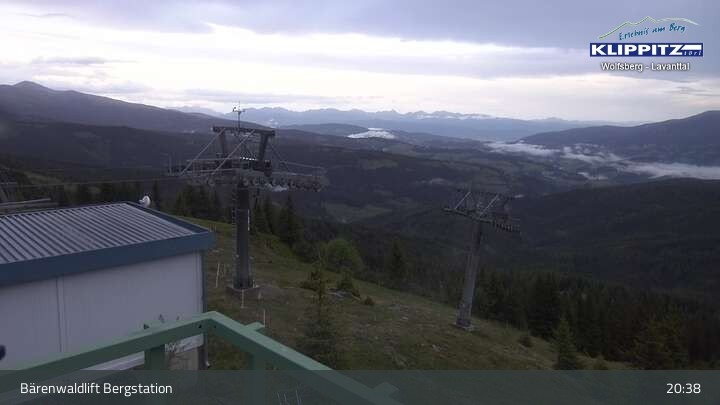 Archiv Foto Webcam Bärenwaldlift Bergstation in Klippitztörl