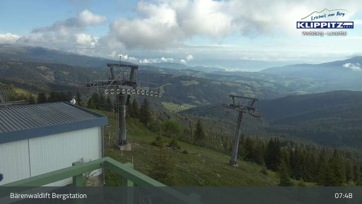 Archiv Foto Webcam Bärenwaldlift Bergstation in Klippitztörl