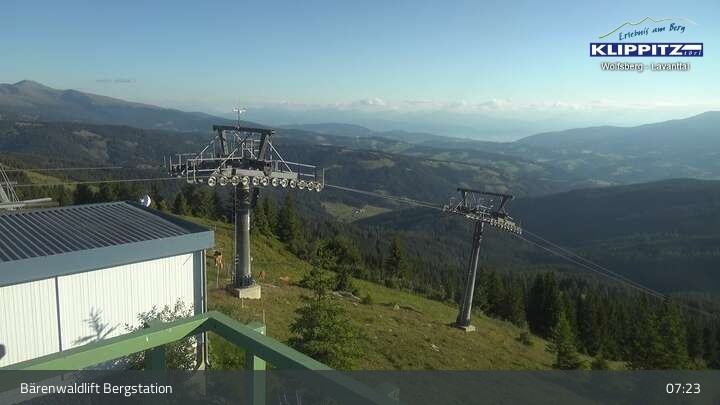 Archiv Foto Webcam Bärenwaldlift Bergstation in Klippitztörl