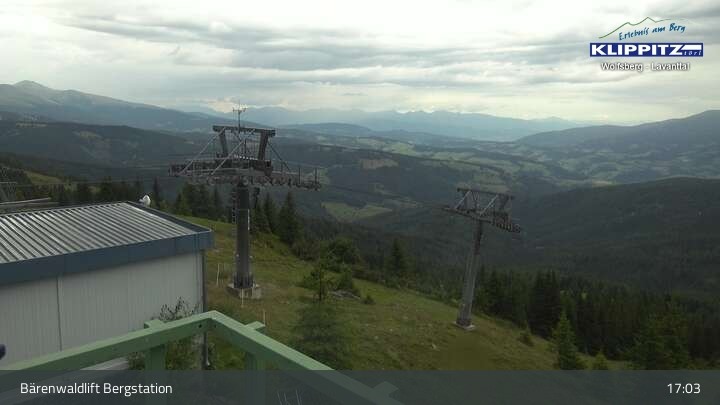 Archiv Foto Webcam Bärenwaldlift Bergstation in Klippitztörl