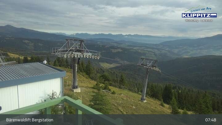 Archiv Foto Webcam Bärenwaldlift Bergstation in Klippitztörl