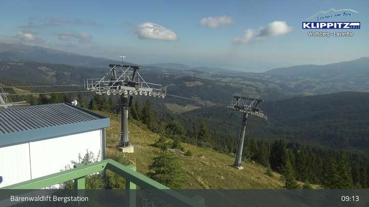 Archiv Foto Webcam Bärenwaldlift Bergstation in Klippitztörl