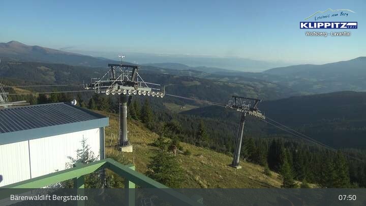 Archiv Foto Webcam Bärenwaldlift Bergstation in Klippitztörl