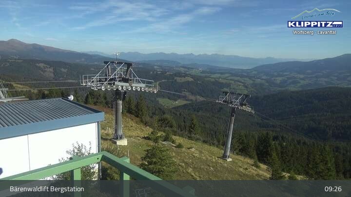 Archiv Foto Webcam Bärenwaldlift Bergstation in Klippitztörl