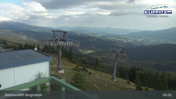 Archiv Foto Webcam Bärenwaldlift Bergstation in Klippitztörl