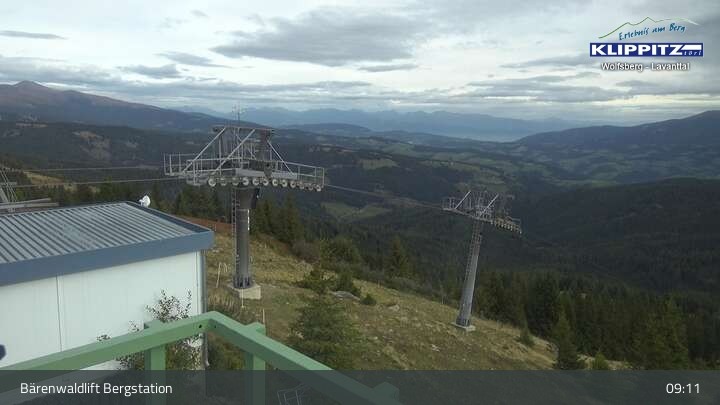 Archiv Foto Webcam Bärenwaldlift Bergstation in Klippitztörl