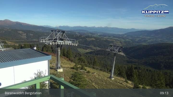 Archiv Foto Webcam Bärenwaldlift Bergstation in Klippitztörl
