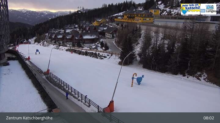 Archiv Foto Webcam Rennweg: Zentrum Katschberghöhe