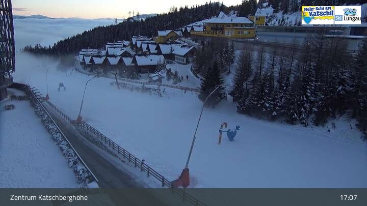 Archiv Foto Webcam Rennweg: Zentrum Katschberghöhe