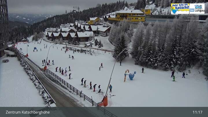 Archiv Foto Webcam Rennweg: Zentrum Katschberghöhe